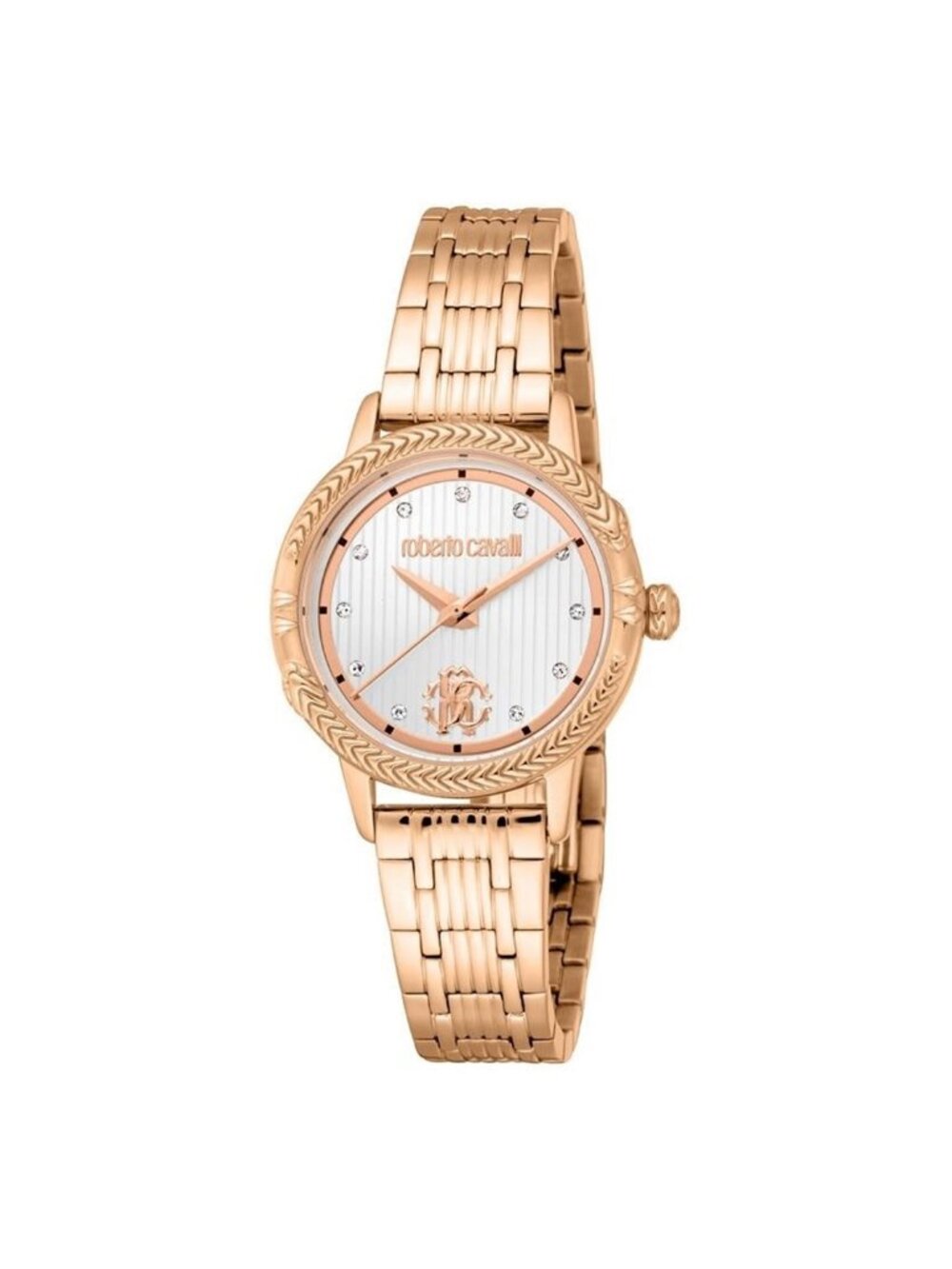 NWT Roberto Cavalli Core Silver-tone Dial Ladies Watch